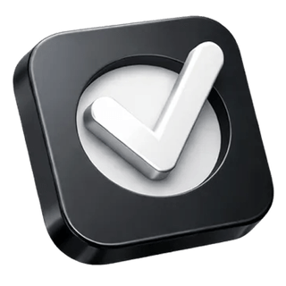 3D confirmation icon with a tick on the Vault Kapitstead about page